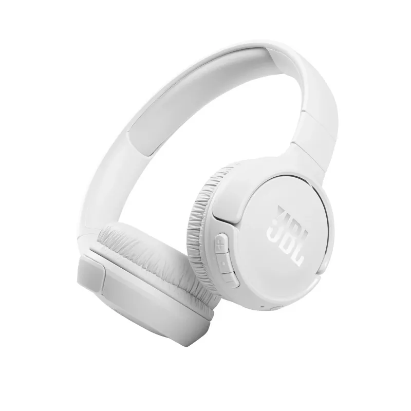 JBL Tune 510 WHITE belaidės ausinės, 20–20000 Hz, skambučiams/muzikai, 160 g, baltos
