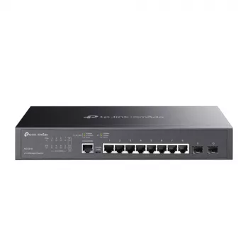 TP-Link Omada 8 prievadų Gigabit L2+ valdomas jungiklis su 2 SFP lizdais