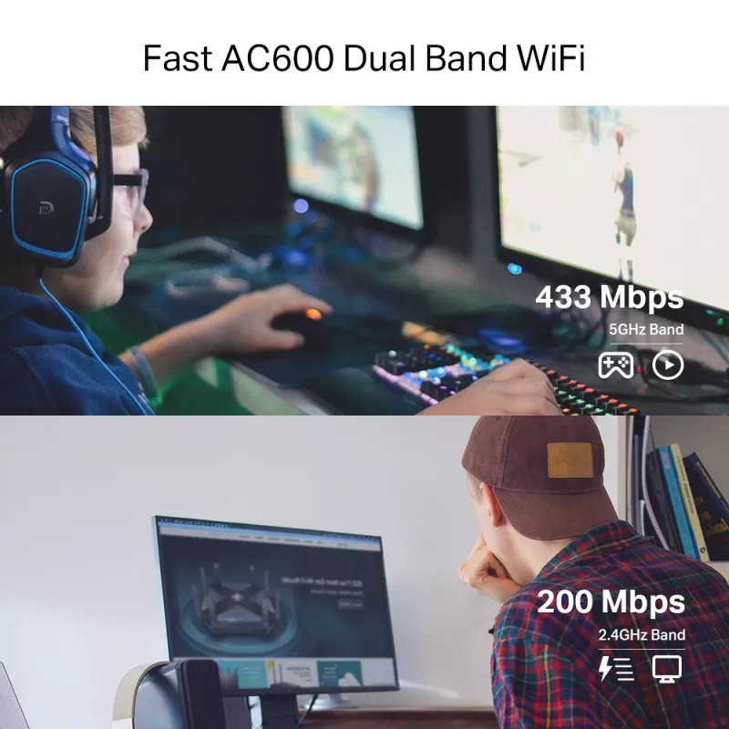 TP-Link Archer T2E vidinė belaidė WLAN 433 Mbit/s