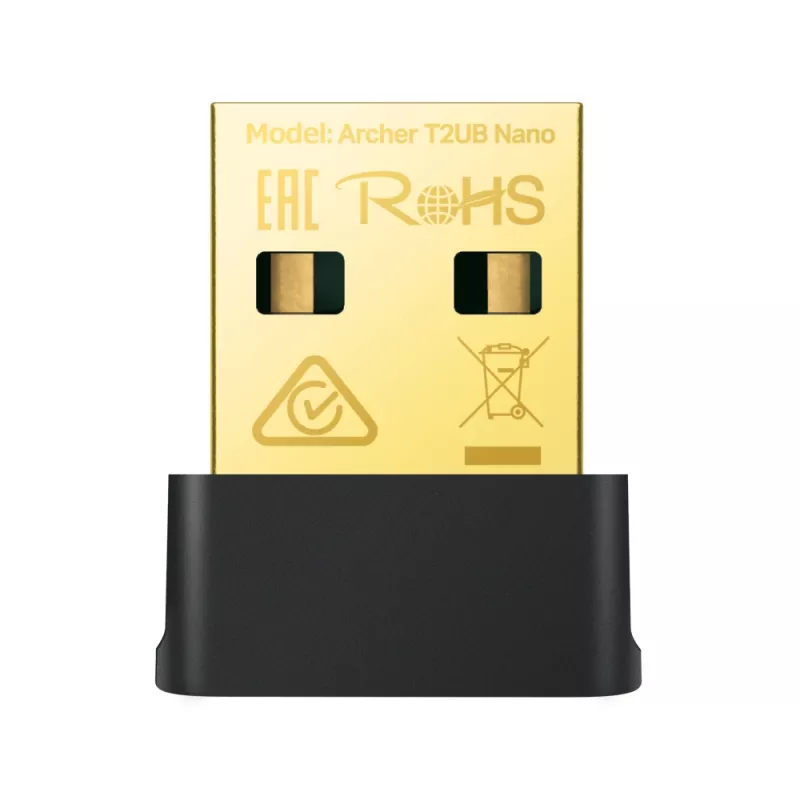 TP-Link Archer T2UB Nano belaidis USB adapteris AC600 dviejų juostų Wi-Fi ir Bluetooth 4.2