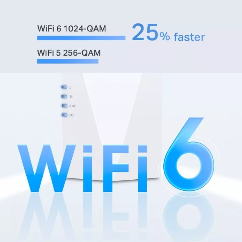 Tinklo siųstuvas-imtuvas TP-Link AX1800 Wi-Fi 6