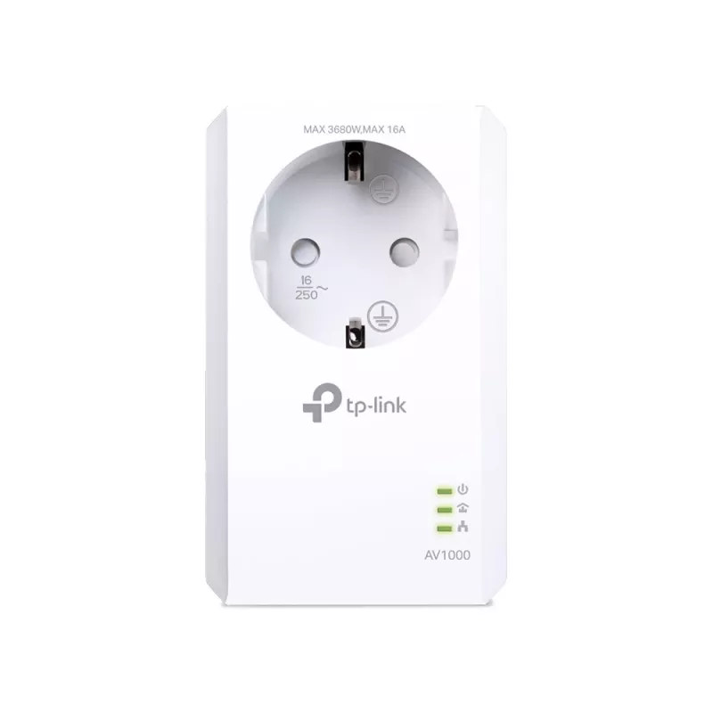 TP-Link TL-PA7017P PowerLine tinklo adapteris 1000 Mbit/s Ethernet LAN Baltas 1 vnt.