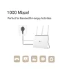 TP-Link TL-PA7017P PowerLine tinklo adapteris 1000 Mbit/s Ethernet LAN Baltas 1 vnt.