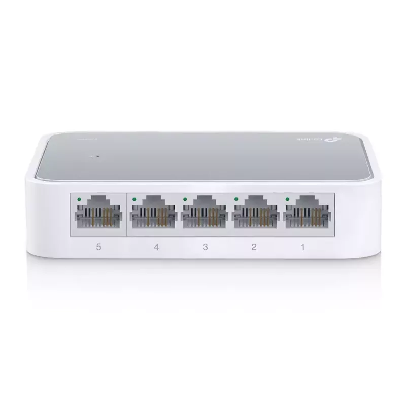 TP-Link TL-SF1005D 5 prievadų Fast Ethernet nesujungiamas tinklo jungiklis baltas