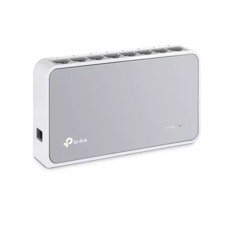 TP-Link TL-SF1008D Nereguliuojamas Fast Ethernet (10/100) jungiklis, baltas