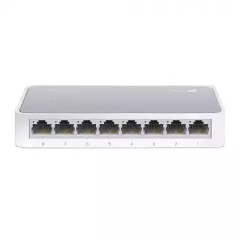 TP-Link TL-SF1008D Nereguliuojamas Fast Ethernet (10/100) jungiklis, baltas