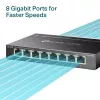 Valdomas jungiklis TP-Link TL-SG108E 8 prievadų Gigabit Easy Smart Switch