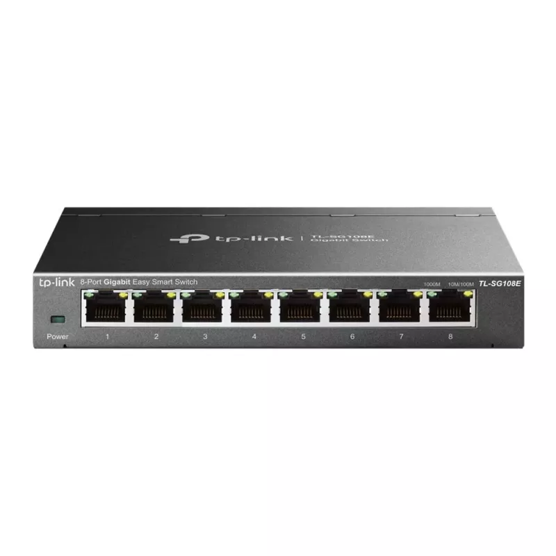 Valdomas jungiklis TP-Link TL-SG108E 8 prievadų Gigabit Easy Smart Switch