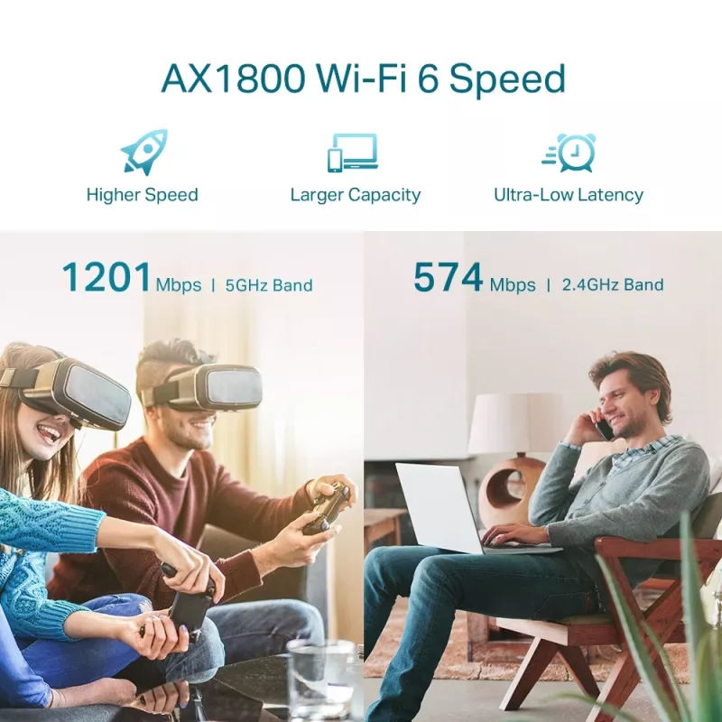 TP-Link RE605X AX1800 WiFi 6 tinklo stiprintuvas