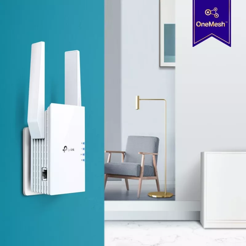 TP-Link RE605X AX1800 WiFi 6 tinklo stiprintuvas