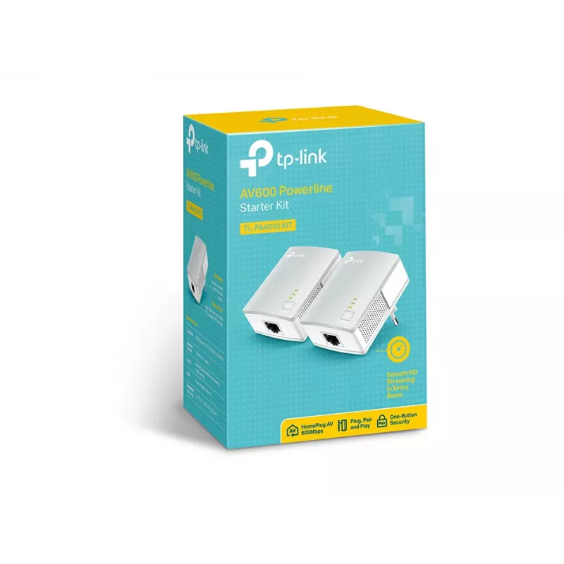 TP-Link TL-PA4010KIT 600 Mbit/s Ethernet LAN Baltas 2 vnt.