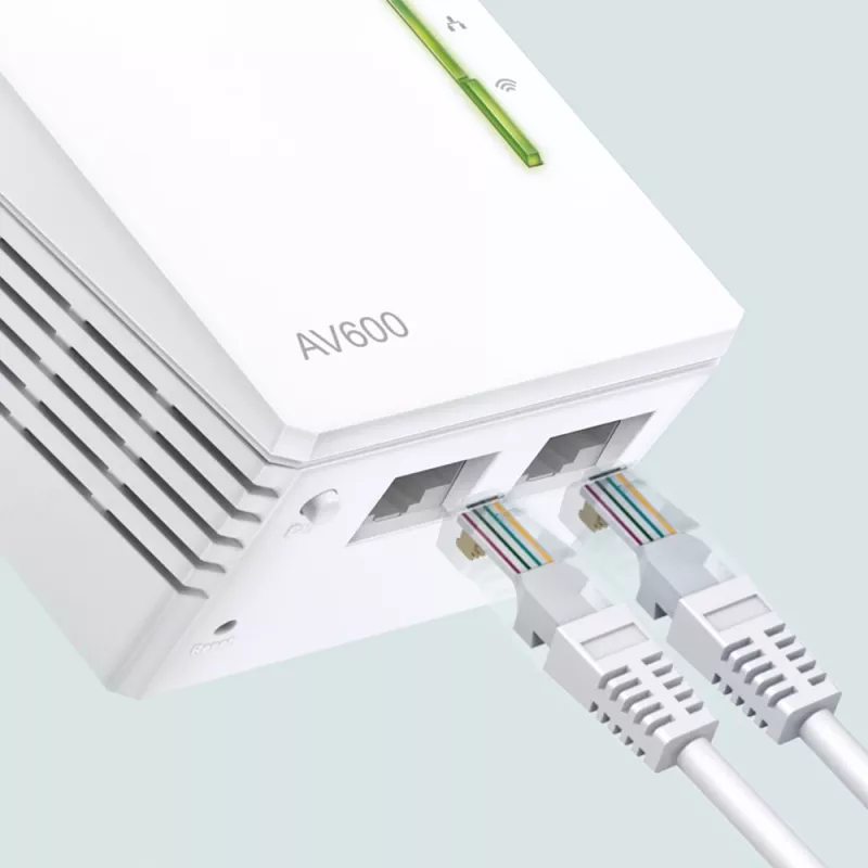 TP-Link TL-WPA4220 Powerline 600 Wi-Fi tinklo praplėtimo adapteris