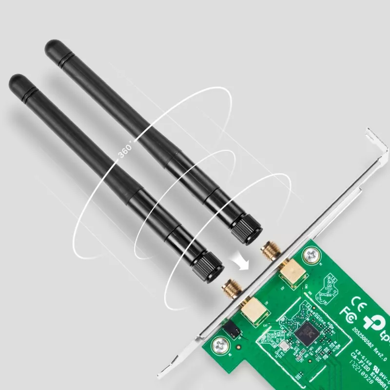 WiFi adapteris TP-Link TL-WN881ND 300Mbps Wireless N PCI Express