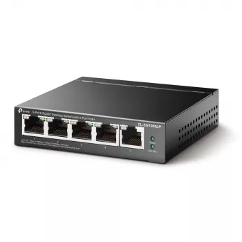 TP-Link TL-SG1005LP tinklo jungiklis nevaldomas Gigabit Ethernet (10/100/1000) Maitinimas per Ethernet (PoE) Juodas