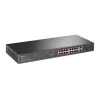 TP-Link TL-SL1218P – 16 prievadų 10/100 Mbps + 2 prievadų Gigabit PoE+ jungiklis su 150 W biudžetu