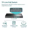 TP-Link TL-SL1218P – 16 prievadų 10/100 Mbps + 2 prievadų Gigabit PoE+ jungiklis su 150 W biudžetu