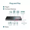 TP-Link TL-SL1218P – 16 prievadų 10/100 Mbps + 2 prievadų Gigabit PoE+ jungiklis su 150 W biudžetu