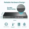 TP-Link TL-SG1218MP 18 prievadų Gigabit Ethernet tinklo jungiklis su 16 PoE+