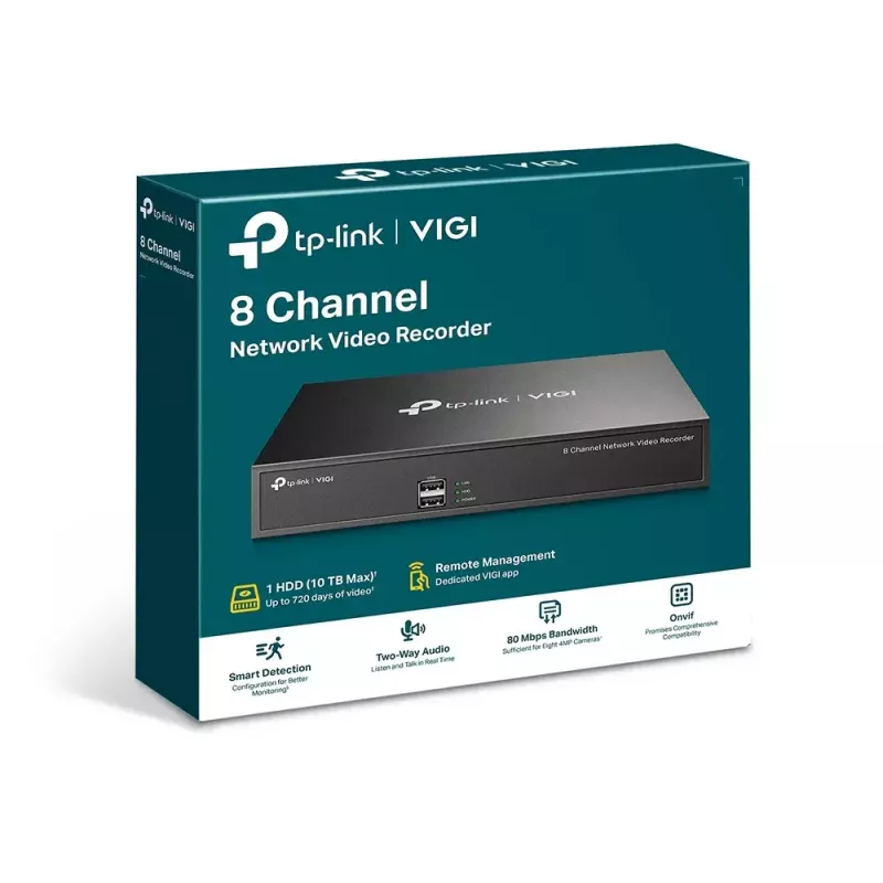 TP-LINK VIGI 8 kanalų tinklo vaizdo registratorius