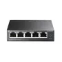 TP-Link 5 prievadų 10/100Mbps stalinis PoE jungiklis su 4 PoE prievadais, nevaldomas, Fast Ethernet (10/100), Full Duplex, maitinimas per Ethernet