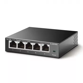 Nevaldomas jungiklis TP-Link TL-SG105S 5 prievadų 10/100/1000Mbps