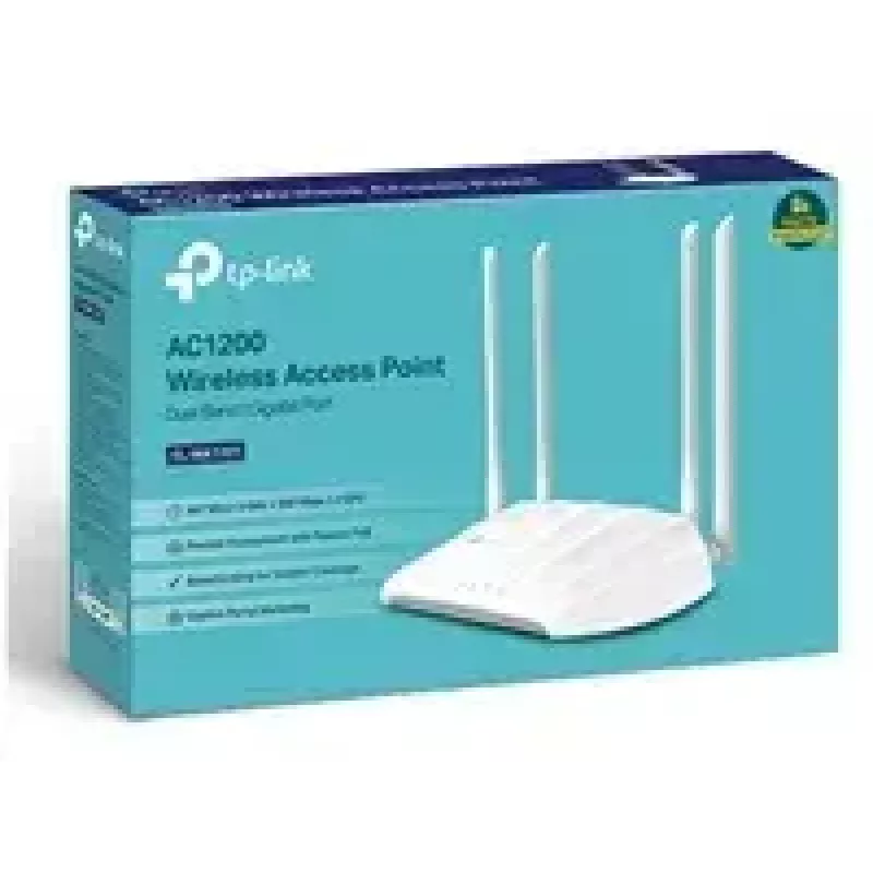 TP-Link TL-WA1201 belaidis prieigos taškas 867 Mbit/s Baltas Power over Ethernet (PoE)