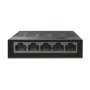 TP-Link 5 prievadų 10/100/1000Mbps darbalaukio tinklo jungiklis, nevaldomas, Gigabit Ethernet (10/100/1000), montuojamas ant sienos