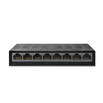 TP-Link 8 prievadų 10/100/1000Mbps darbalaukio tinklo jungiklis, nevaldomas, Gigabit Ethernet (10/100/1000), montuojamas ant sienos
