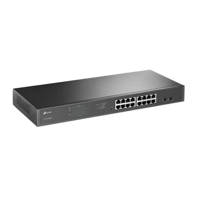 TP-Link JetStream 16 prievadų Gigabit Easy Smart PoE/PoE+ jungiklis