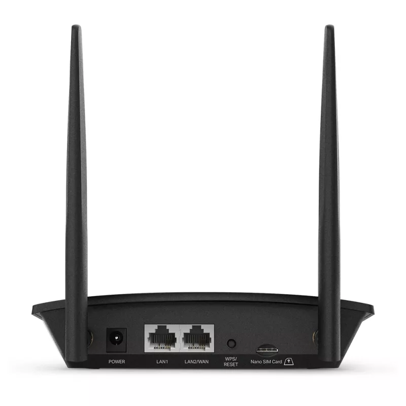 TP-Link TL-MR100 belaidis maršrutizatorius Fast Ethernet vieno dažnio (2,4 GHz) 4G juodas