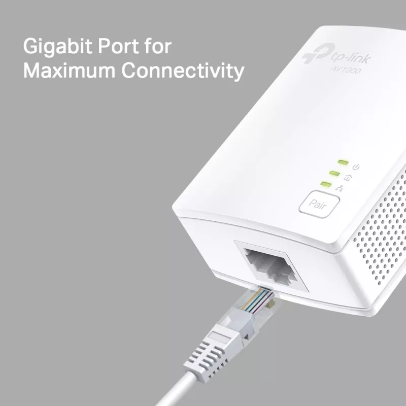 TP-Link TL-PA7017 KIT PowerLine tinklo adapteris 1000 Mbit/s Ethernet LAN Baltas 2 vnt.
