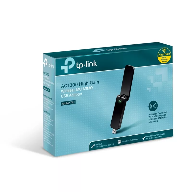 TP-Link Archer T4U belaidis USB adapteris, 867 Mbit/s