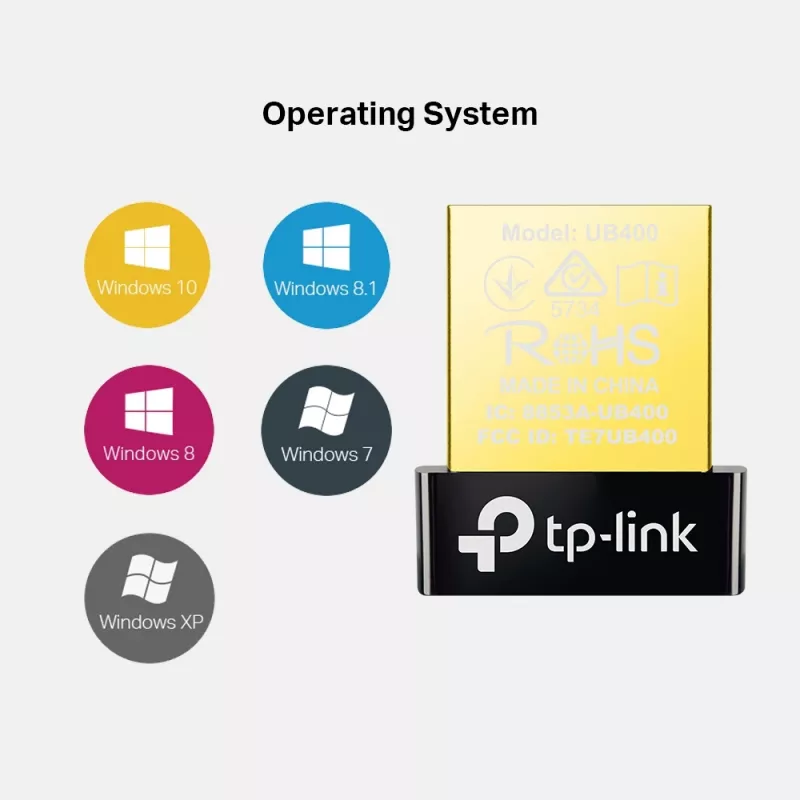 TP-Link UB400 Bluetooth USB adapteris, nano dydžio