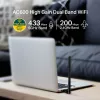 Belaidis USB WiFi adapteris TP-Link AC600 High Gain ARCHER T2U PLUS
