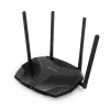 Stalinis maršrutizatorius MERCUSYS MR80X – Dviejų juostų „Wi‑Fi 6“ (802.11ax), 3000 Mbps, 4 išorinės antenos, 3 Gigabit LAN prievadai