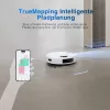 Robotinis dulkių siurblys Ecovacs DEEBOT N20 — LDS navigacija, 8000 Pa, 5200 mAh, 300 min veikimo laikas, OZMO šluostymas, 0,4 L dulkėms, baltas