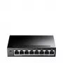 Tinklo jungiklis Cudy GS108 — 8 prievadų Gigabit Ethernet (10/100/1000), juodas, 16 Gbit/s perjungimo talpa