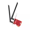 Vidinė WLAN/Bluetooth PCIe tinklo plokštė Cudy WE3000S – Trijuostė 2.4/5/6 GHz, Intel AX210, Bluetooth 5.2, 2400 Mbps, Full-height/Low-profile