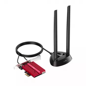 Vidinė WLAN/Bluetooth tinklo plokštė Cudy WE4000 – PCIe, Intel AX200, Wi‑Fi 6 trijuostė (2,4/5/6 GHz), 2400 Mbit/s, Bluetooth 5.0
