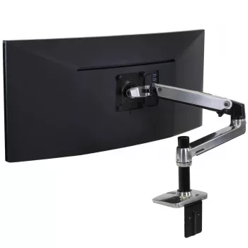 Ergotron LX monitoriaus svirtis tvirtinama prie stalo, poliruotas aliuminis