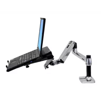 Ergotron LX monitoriaus svirtis tvirtinama prie stalo, poliruotas aliuminis