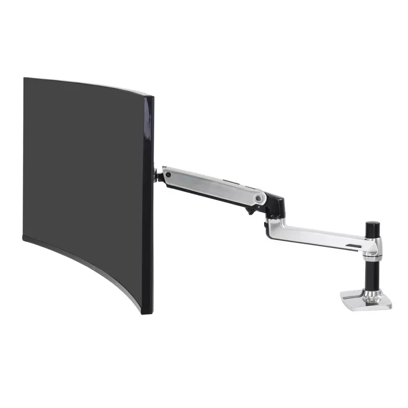Ergotron LX monitoriaus svirtis tvirtinama prie stalo, poliruotas aliuminis