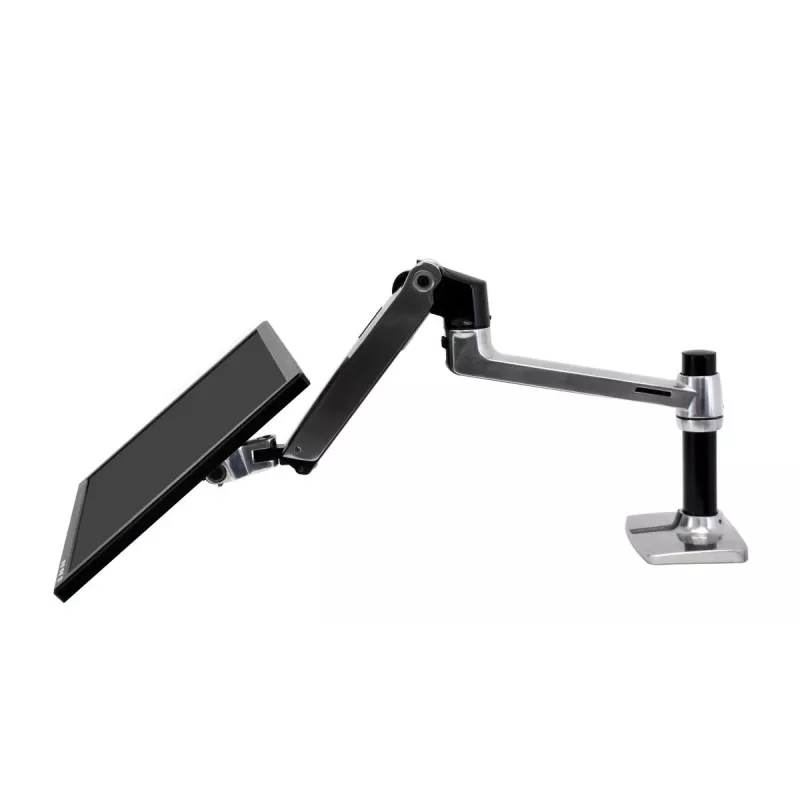Ergotron LX monitoriaus svirtis tvirtinama prie stalo, poliruotas aliuminis
