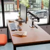 Ergotron LX monitoriaus svirtis tvirtinama prie stalo, poliruotas aliuminis