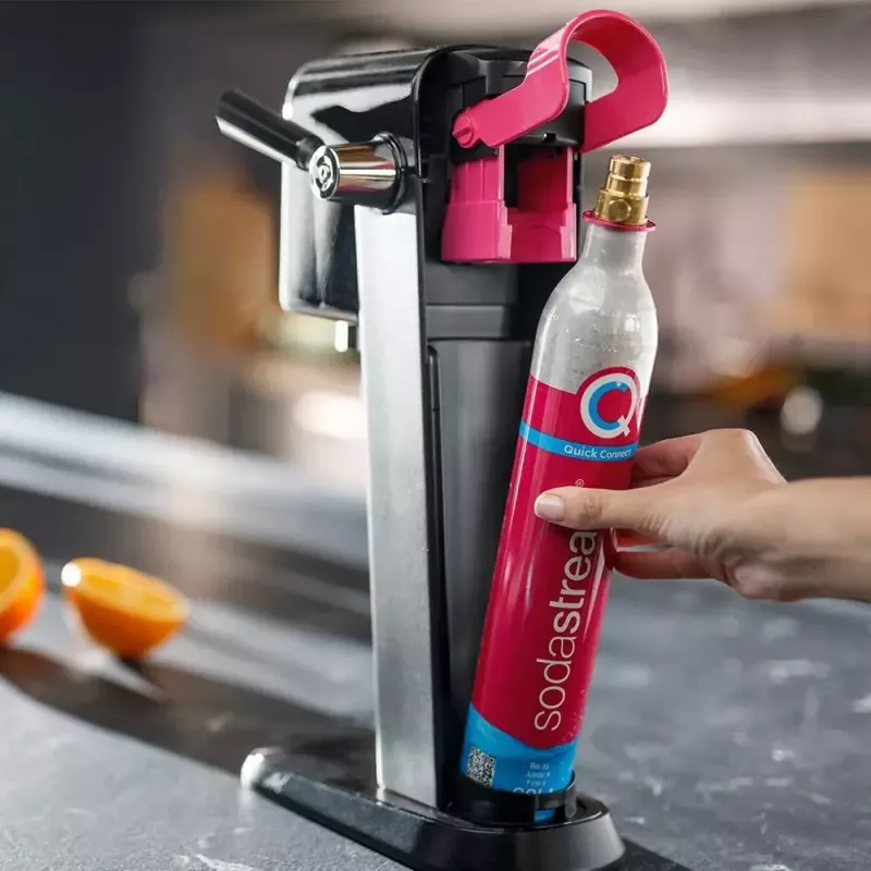 Sodos aparatas SodaStream ART Black Steel 1 L gazuotas vanduo 60 L