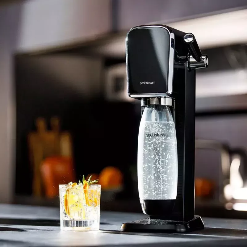 Sodos aparatas SodaStream ART Black Steel 1 L gazuotas vanduo 60 L