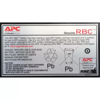 APC RBC6 atsarginė baterijos kasetė 11Ah 12V