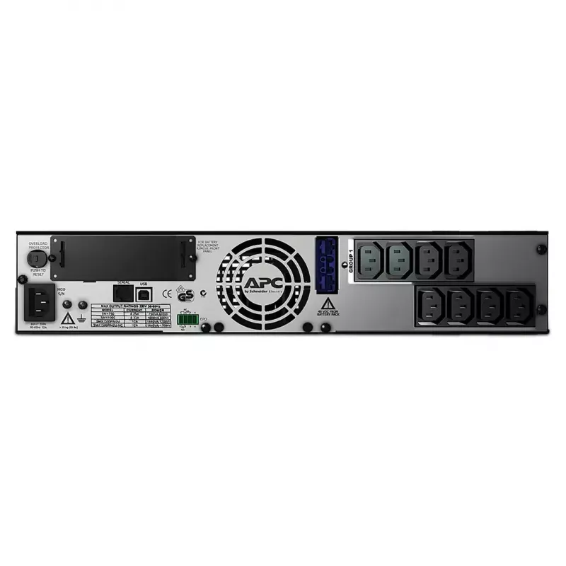 APC Smart-UPS X SMX750I - 750VA, 8x C13 išėjimai, USB, išplečiamas veikimo laikas