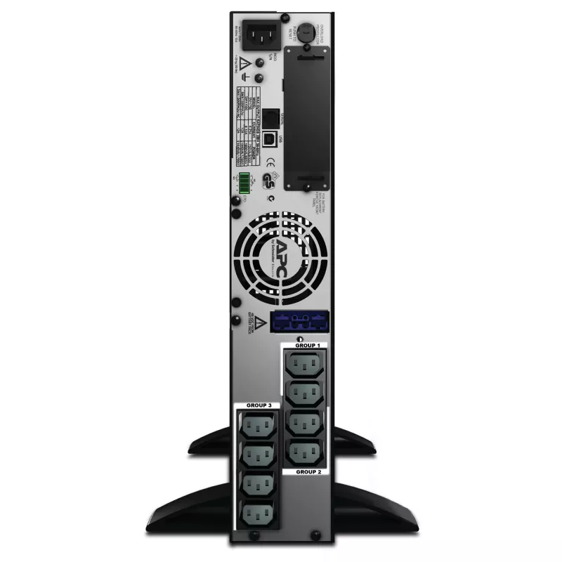 APC Smart-UPS X SMX1500RMI2U – 1500VA, 8x C13 išėjimai, USB, praplečiamas veikimo laikas
