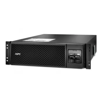 APC Smart-UPS On-Line SRT5KRMXLI - 5000 VA, 6x C13, 4x C19 išėjimai, montuojamas į stelažą, integruota tinklo valdymo kortelė